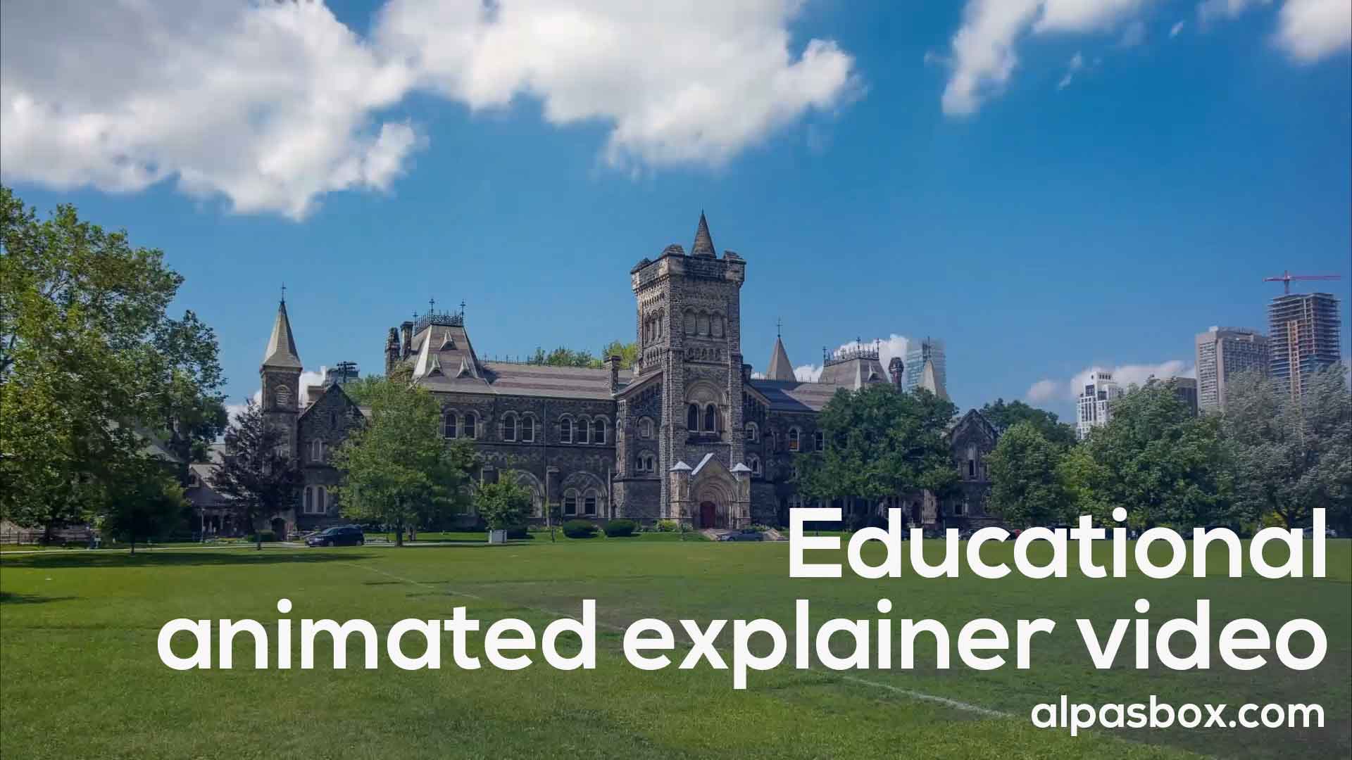 Educational animated explainer video