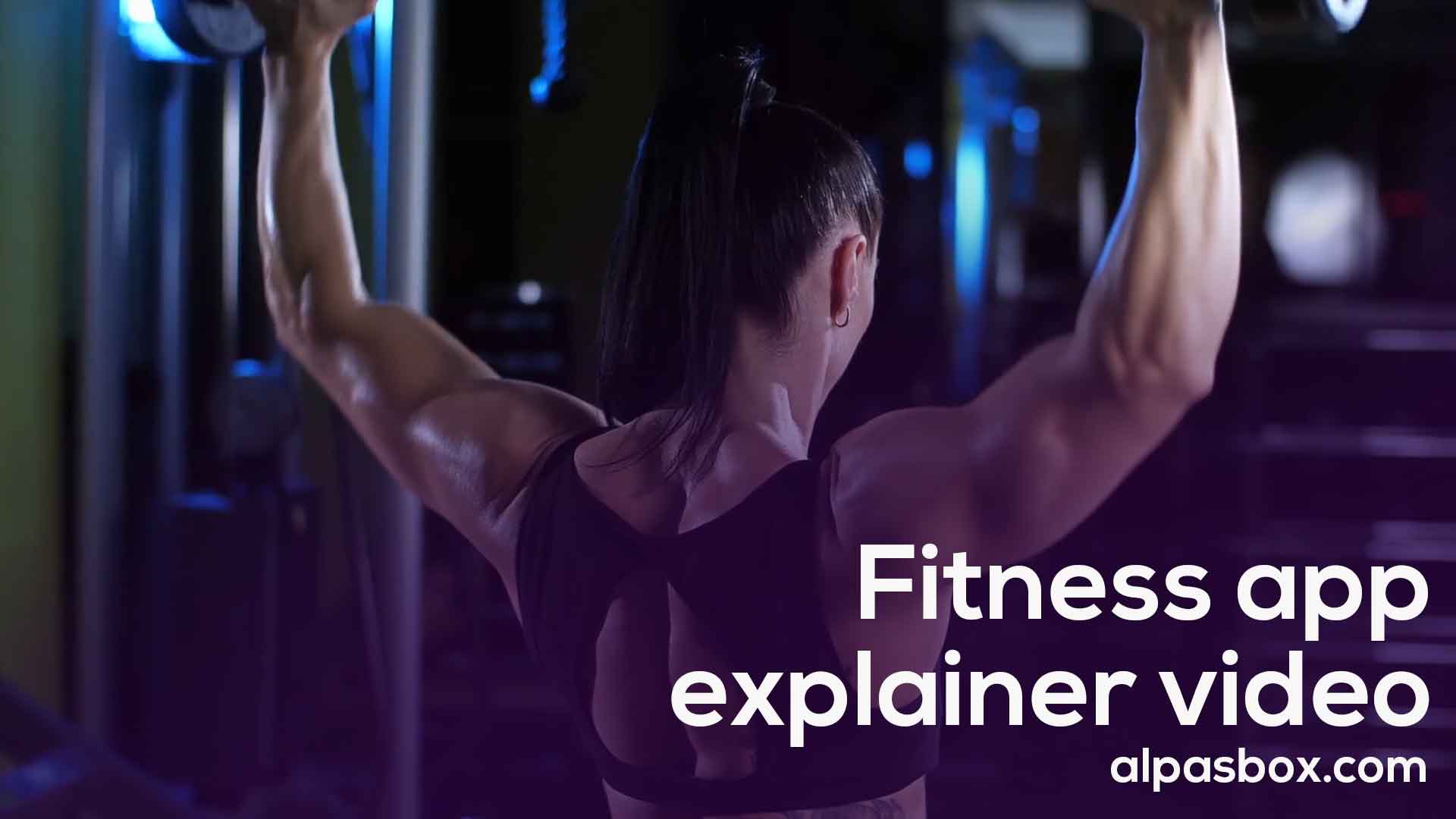 Fitness app explainer video